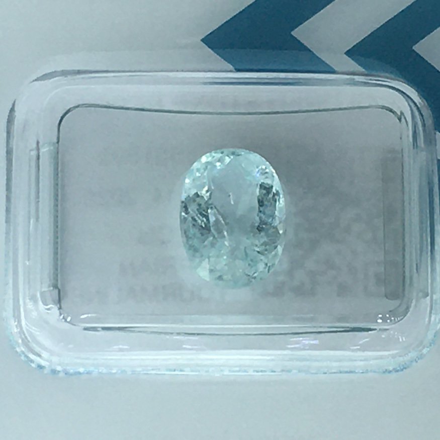 No Reserve Price - 1 pcs Green Tourmaline paraiba - 2.14 ct - International Gemological Institute (IGI) - PARAIBA TOURMALINE #1.0
