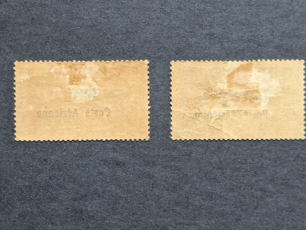 Γαλλία 1927 - Πρώτη διεθνής έκθεση αεροπορίας στη Μασσαλία. - Yvert PA N° 1 et 2 #3.2