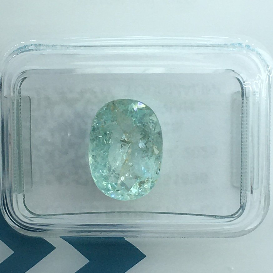 没有保留价 - 1 pcs  绿色 帕拉伊巴碧玺  - 2.72 ct - 国际宝石研究院（IGI） - PARAIBA TOURMALINE #2.1