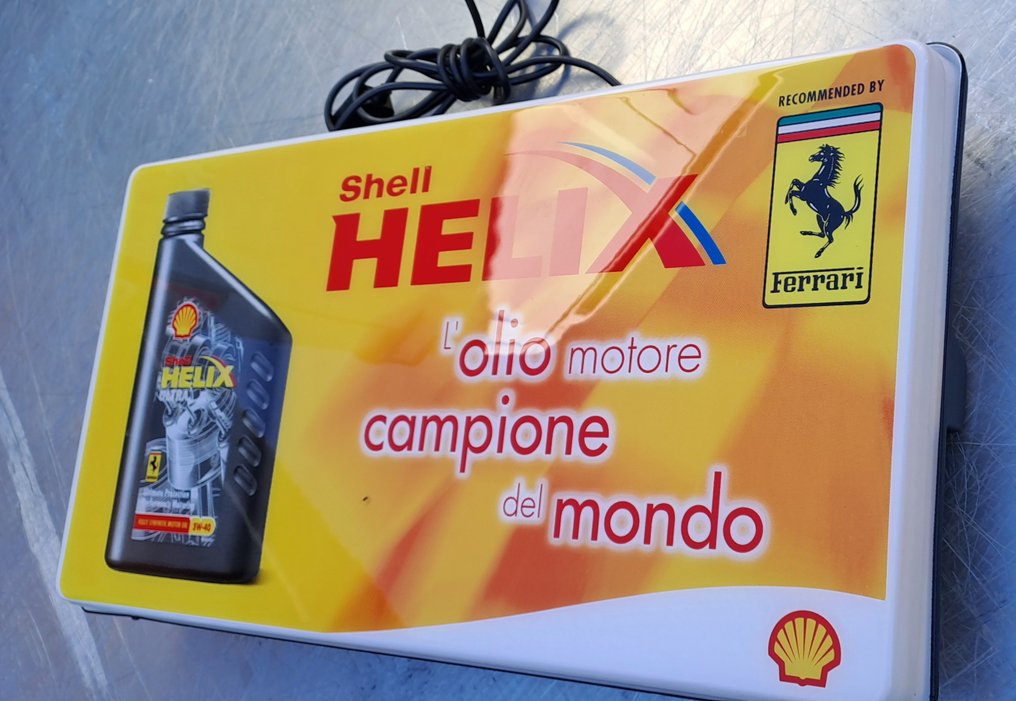 Shell Elix Ferrari - Insegna luminosa - Plastica #1.0
