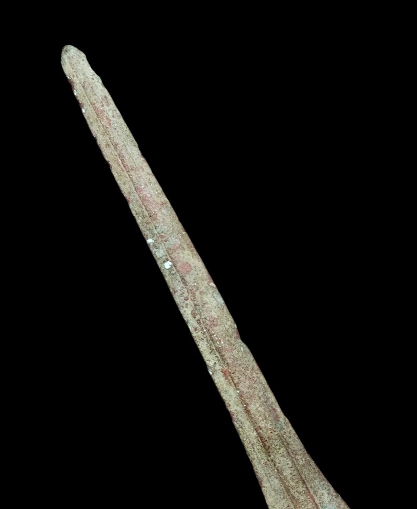 洛雷斯坦 中央宽脊铜制剑，带镶嵌手柄 - 长37.2厘米 #3.2