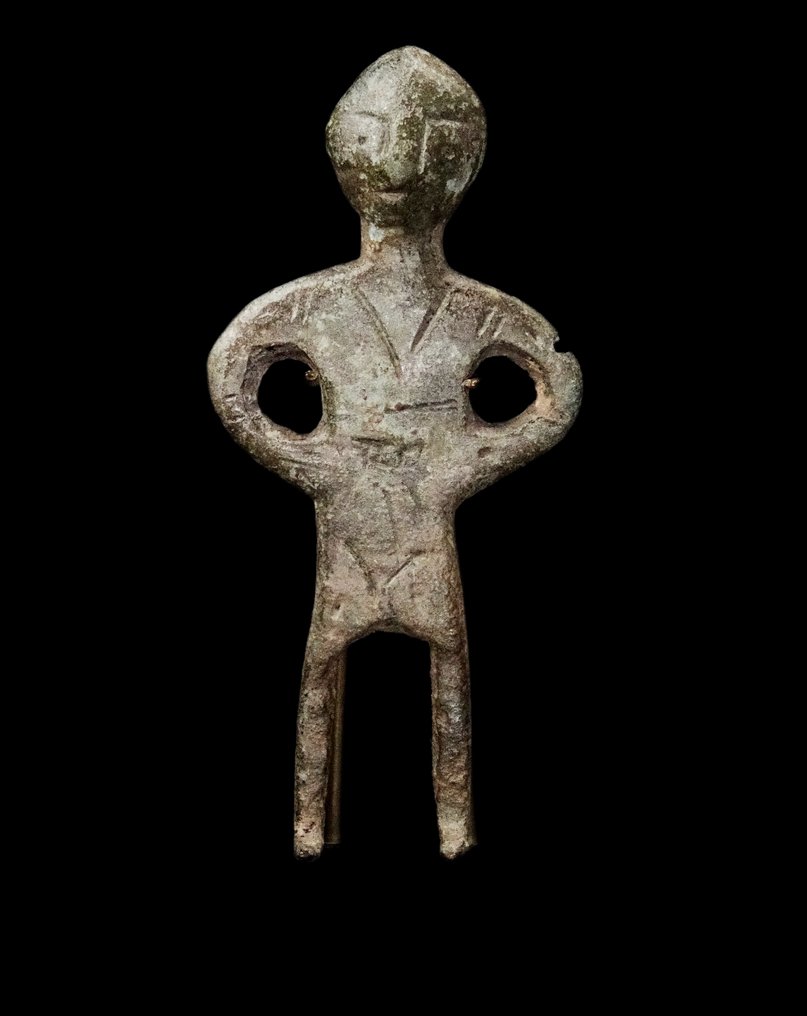青铜器时代 波罗的海青铜献祭偶像 statuette - 公元前1500/1000年 #1.0