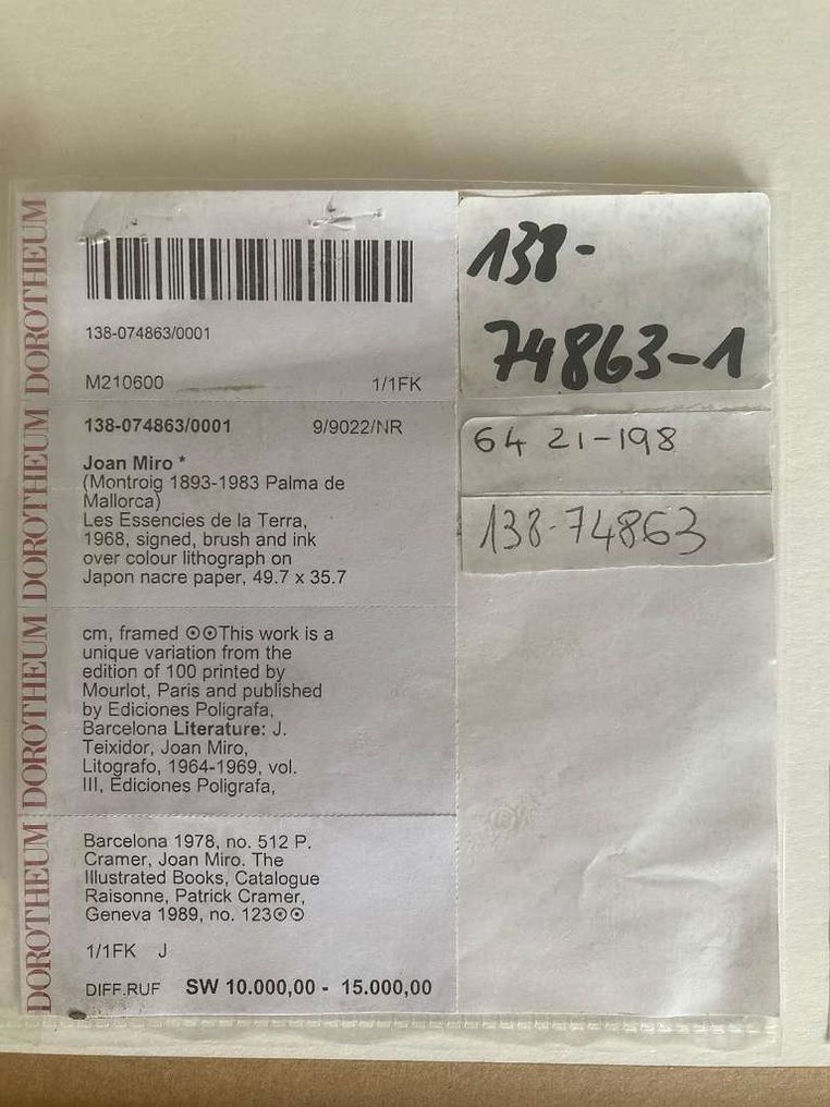 Joan Miro (1893-1983) - Les Essències de la Terra #4.3