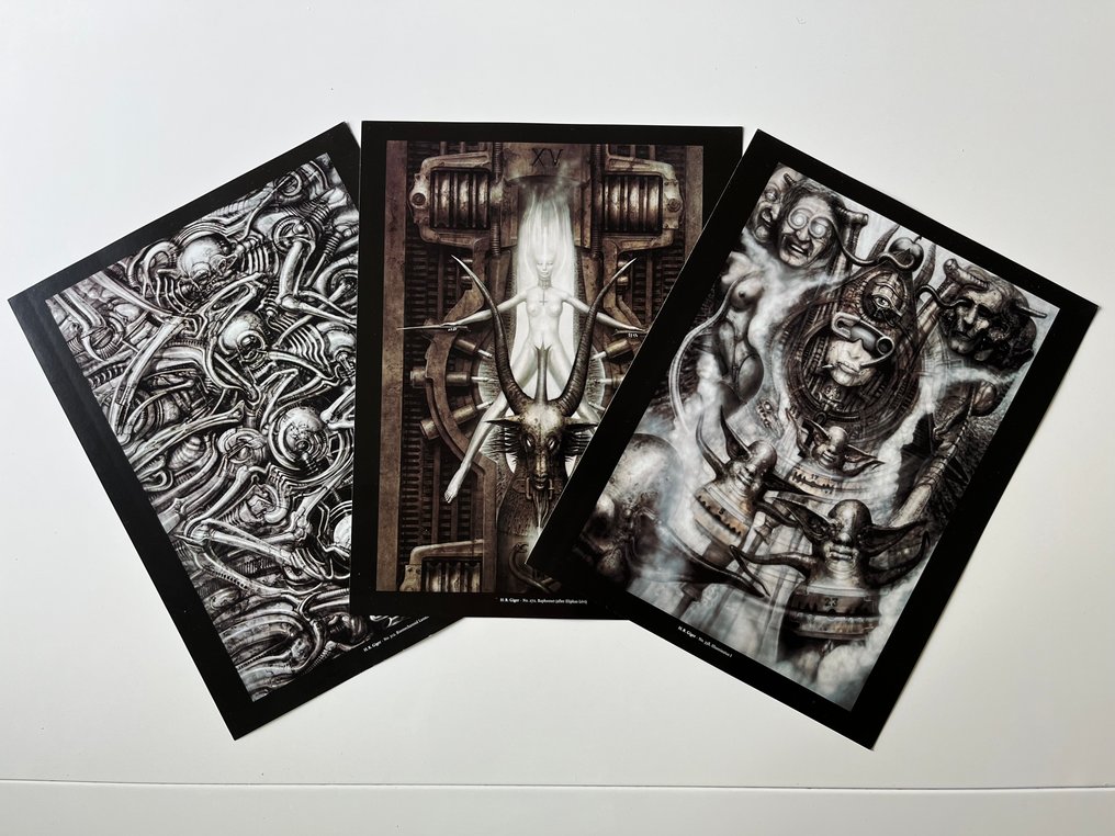 HR Giger - Taschen - Tríptico - (x3) - Biomecánica - Δεκαετία του 2000 #1.0