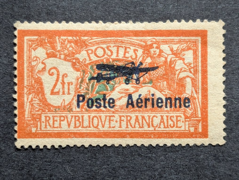 Γαλλία 1927 - Πρώτη διεθνής έκθεση αεροπορίας στη Μασσαλία. - Yvert PA N° 1 et 2 #1.0