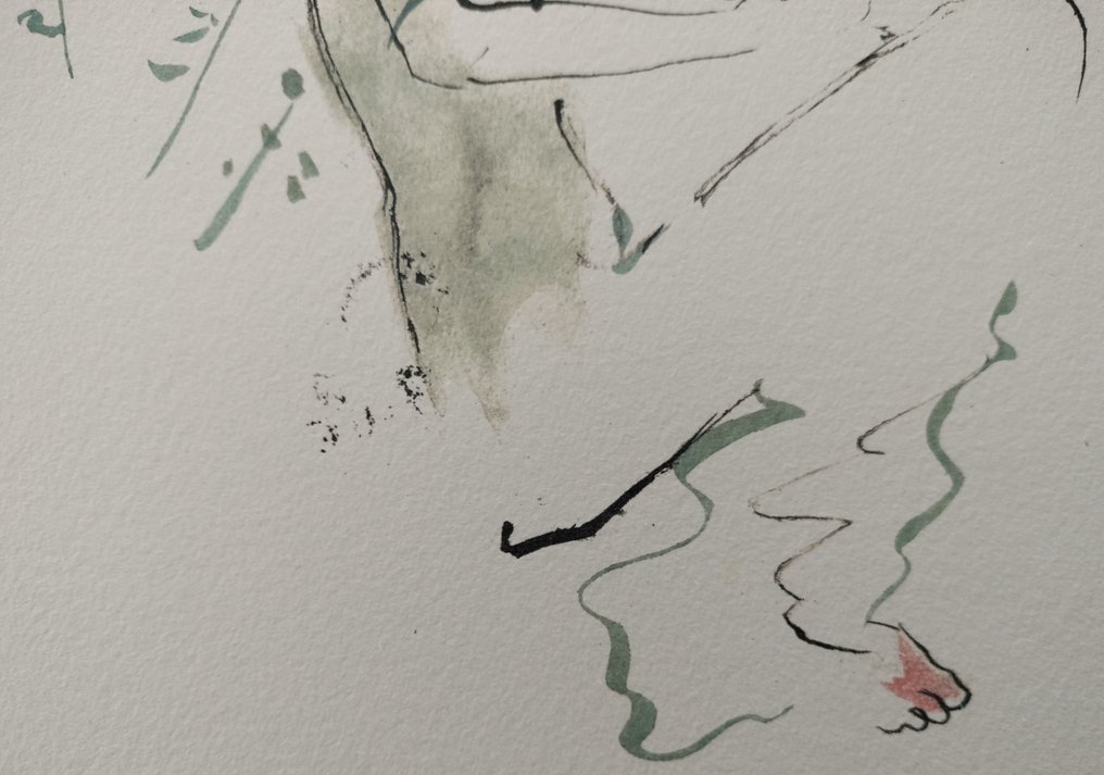 Jean Cocteau (1889-1963) (after) - Bacchante assise, Vins, Fleurs et Flammes #4.3