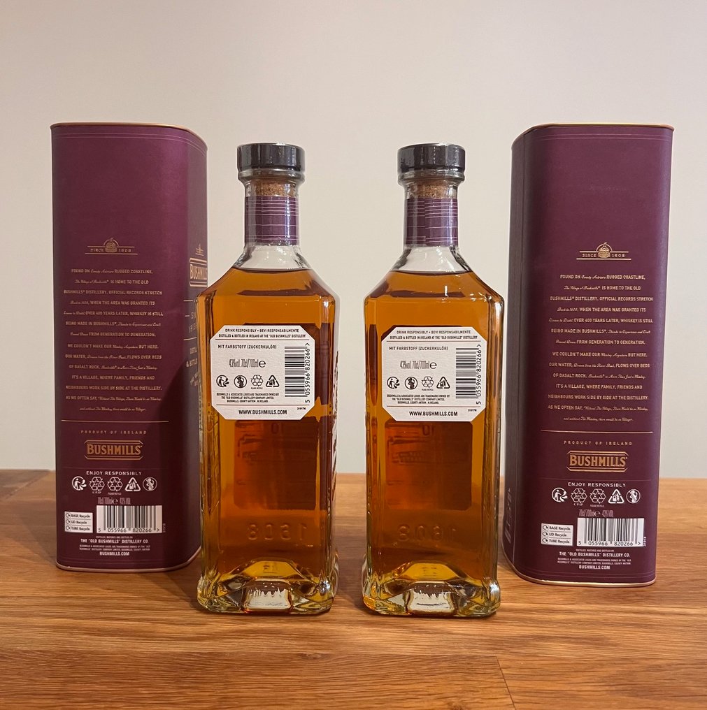 Bushmills 10 years old Vino Dulce Reserve  - 700ml - 2 pullojen #1.0