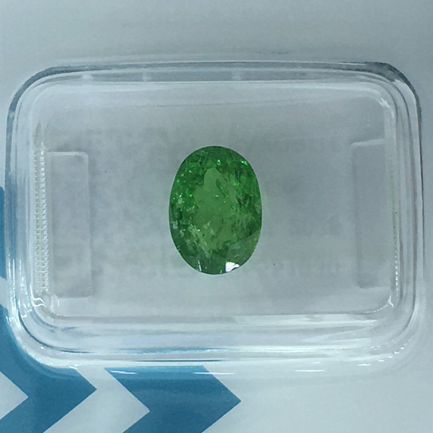 没有保留价 - 1 pcs  绿色 沙弗莱石  - 2.35 ct - 国际宝石研究院（IGI） - 天然的Tsavorite #1.0