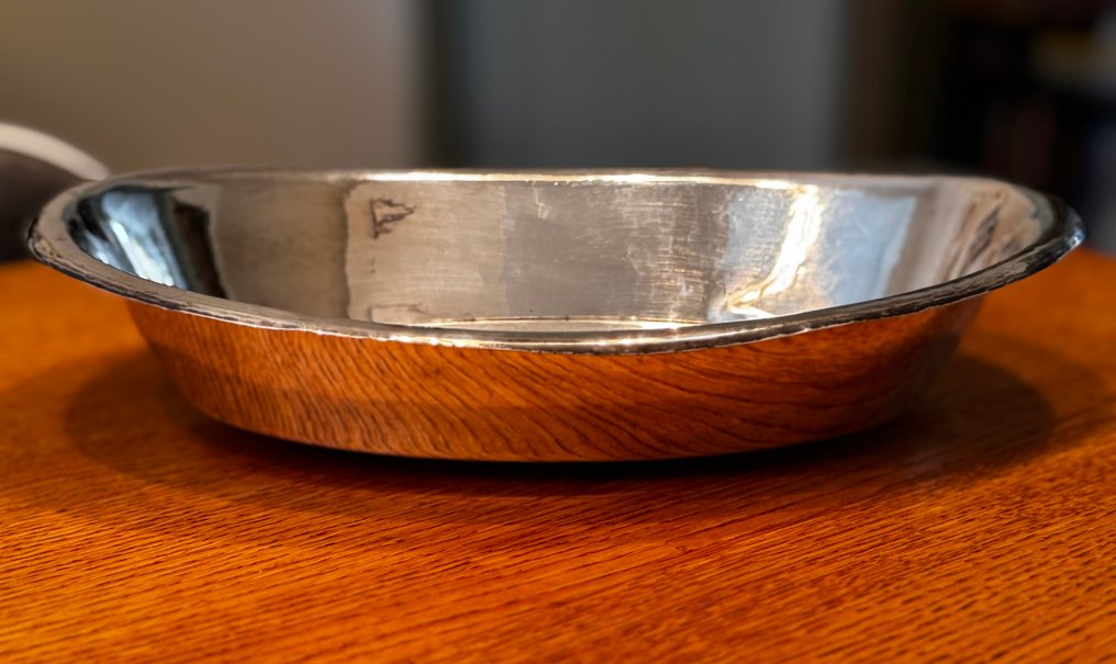 Piatto da portata - .835 argento - Ciotola antica tedesca #2.1