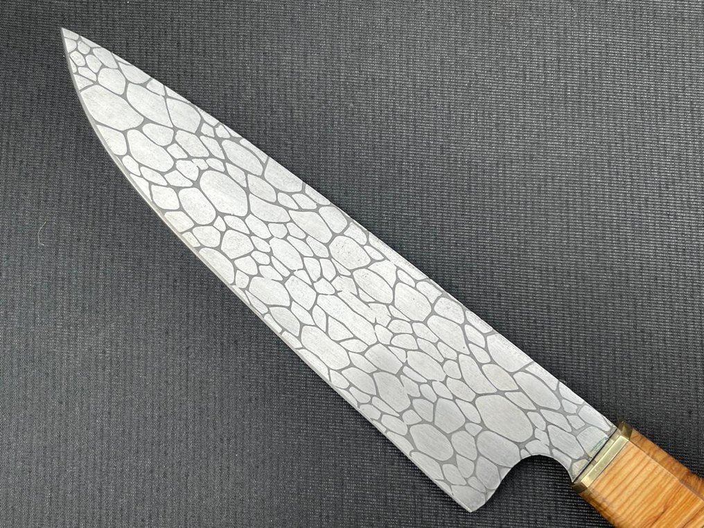 Custom Craft Knife - R321 - Τραπεζομάχαιρο - Ξύλο, Χάλυβας #3.2