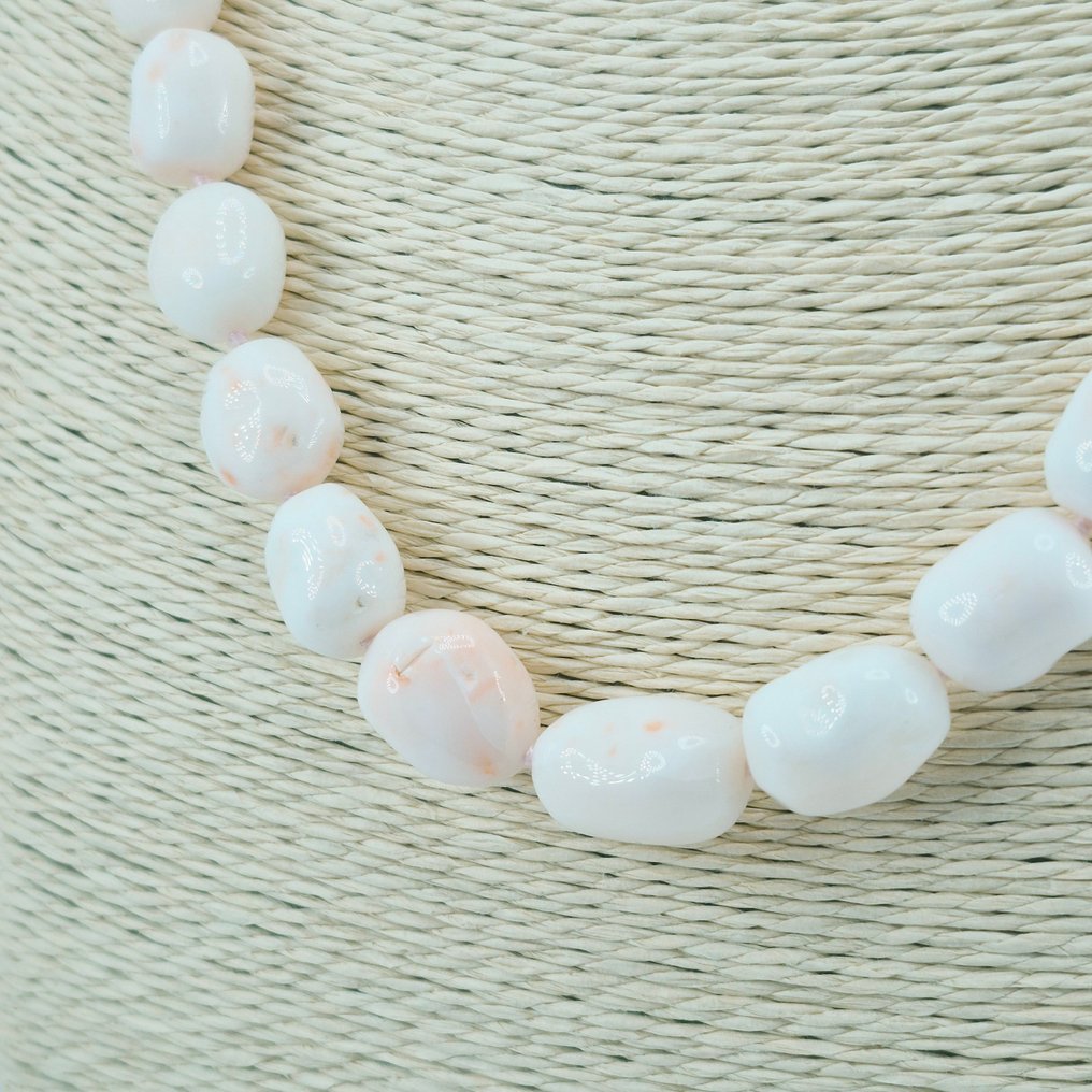 Corail - Argent - Collier - Corallo Rosato #2.1