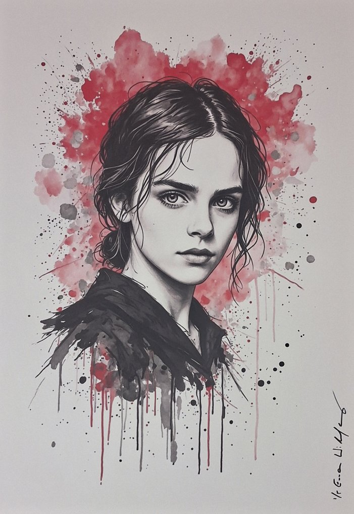 Hermione Granger ( Harry Potter-Character) - Series " Tokyo Pop Icons " by Emma Wildfang - Large size #2.1