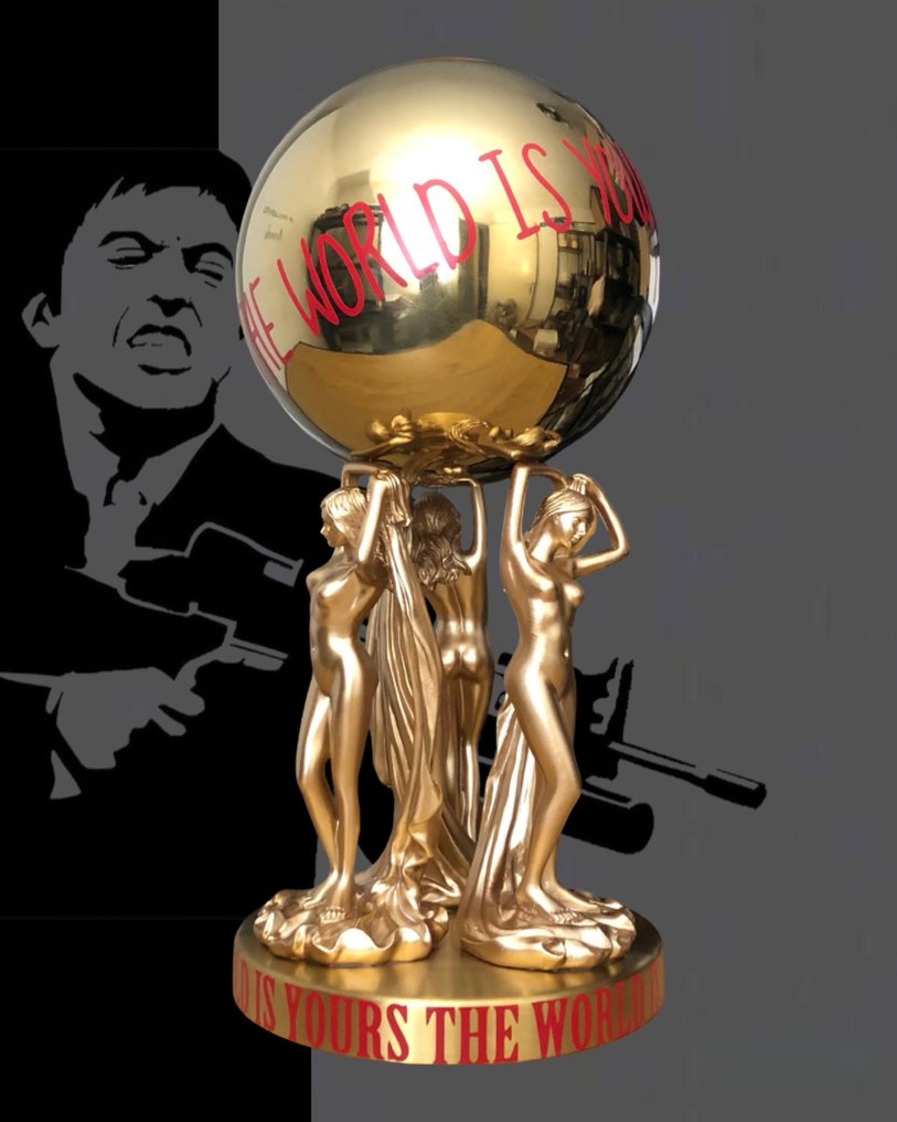 GF Exclusives - THE WORLD IS YOURS Sculpture Artwork By: GF Exclusives #1.0