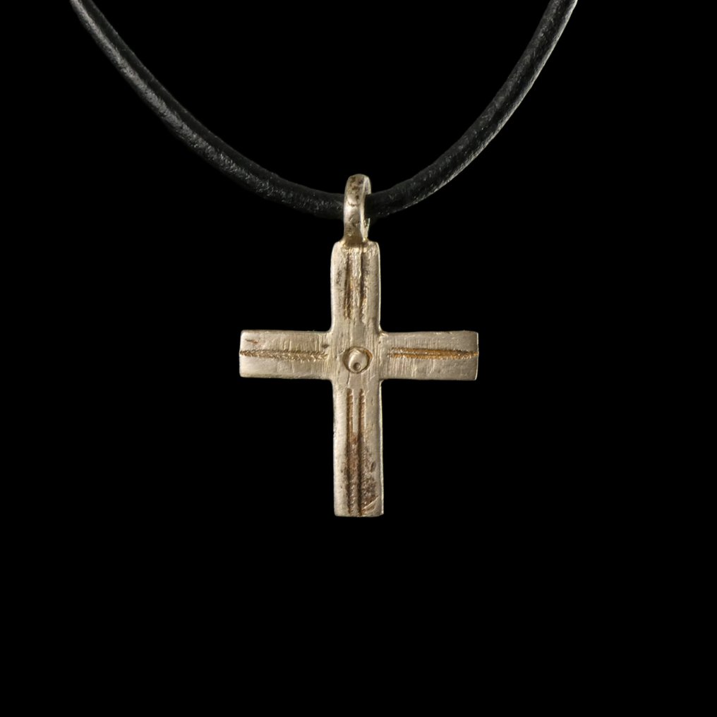 Middeleeuwen, kruisvaardersperiode Latijns, Cross pendant (Zonder minimumprijs) #1.0