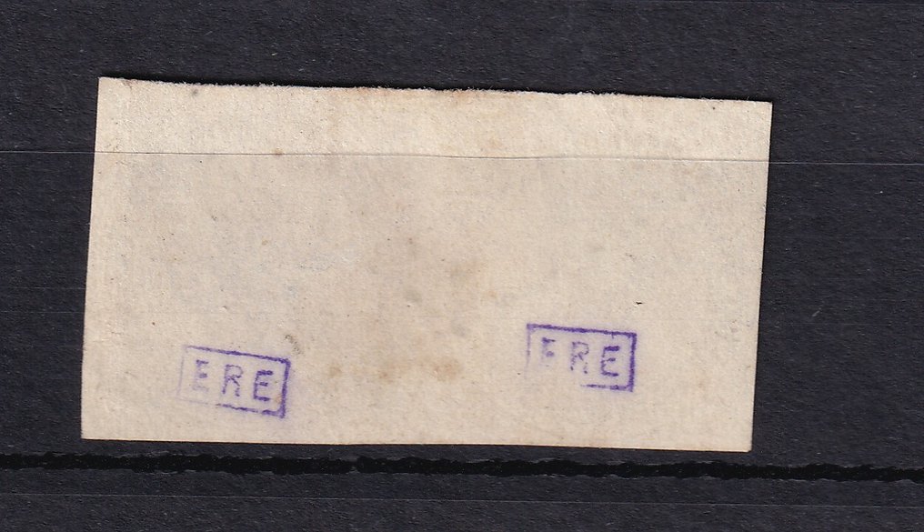 法國殖民地 1859/1865 - 稀有的邮票组合，其中一枚邮票倒置。 - Yvert n°3d #1.0