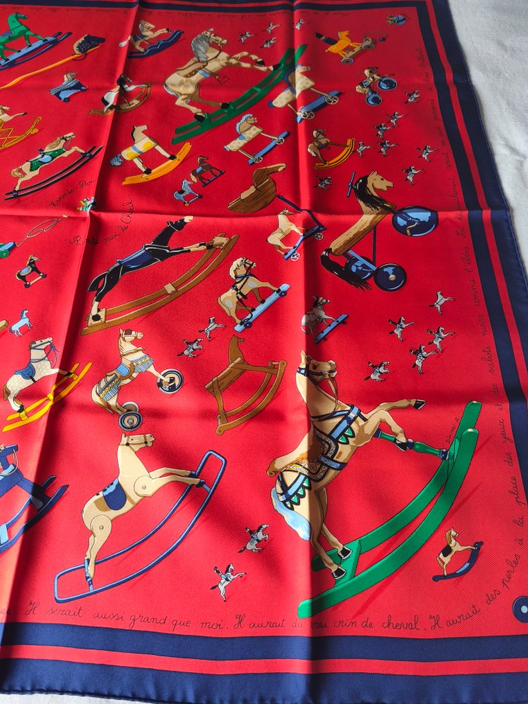 Hermès - RACONTE MOI LE CHEVAL by Dimitri Rybaltchenko. Recherché - Könnyű selyem #3.2