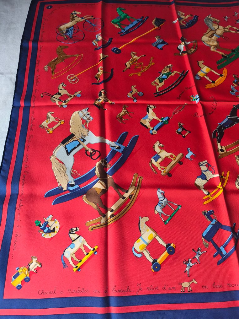 Hermès - RACONTE MOI LE CHEVAL by Dimitri Rybaltchenko. Recherché - Könnyű selyem #2.1