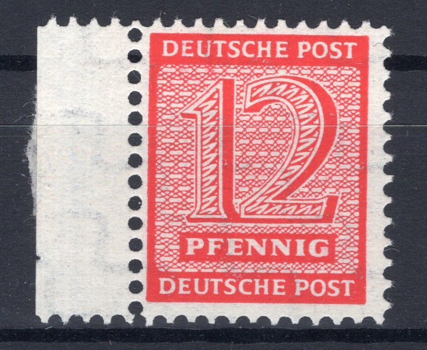 Geallieerde bezetting - Duitsland (Sovjet-zone) 1945 - West-Saksen postmeester scheiding Müggeln met attest. - Michel 119 AY #1.0