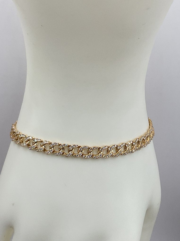 χωρίς τιμή ασφαλείας - Βραχιόλι - 18 καράτια Κίτρινο χρυσό - 1.40ct. tw. Διαμάντι (Φυσικό) #1.0