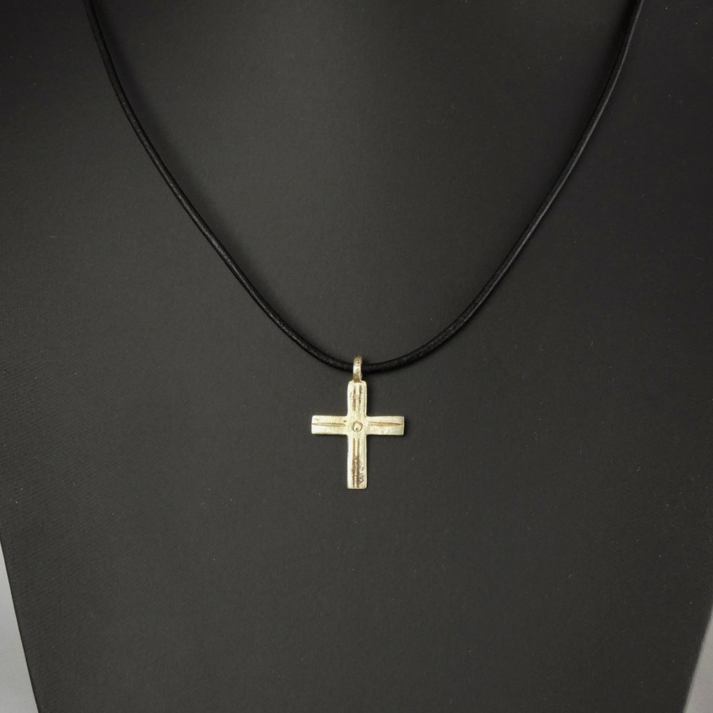 Middeleeuwen, kruisvaardersperiode Latijns, Cross pendant (Zonder minimumprijs) #1.0