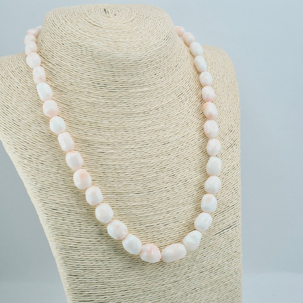 Corail - Argent - Collier - Corallo Rosato #1.0