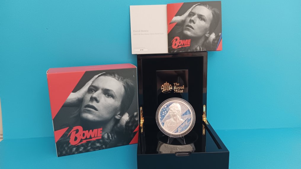 Ηνωμένο Βασίλειο. 10 Pounds 2020 Music Legends, 5 Oz proof, Royal mint #1.0