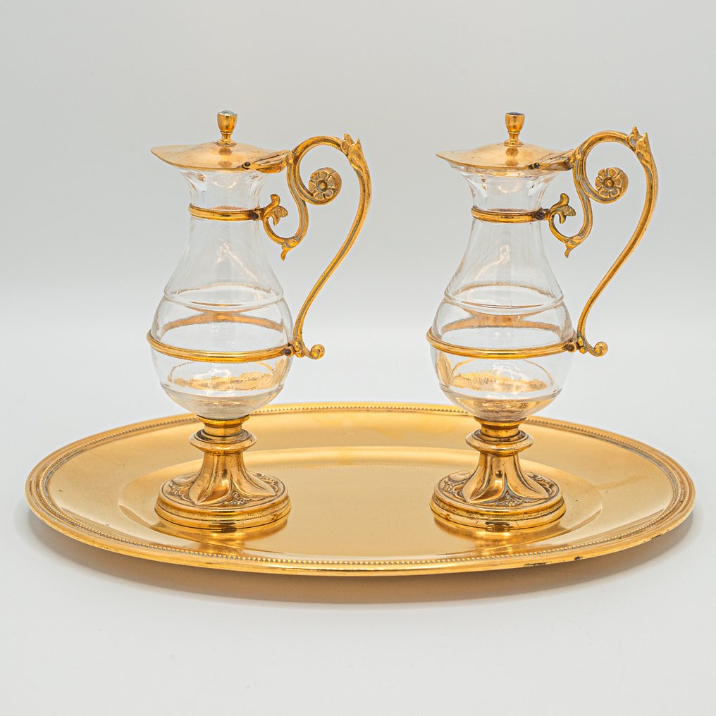 Ampoules in a case, mess - Crystal - 1850-1900 #1.0