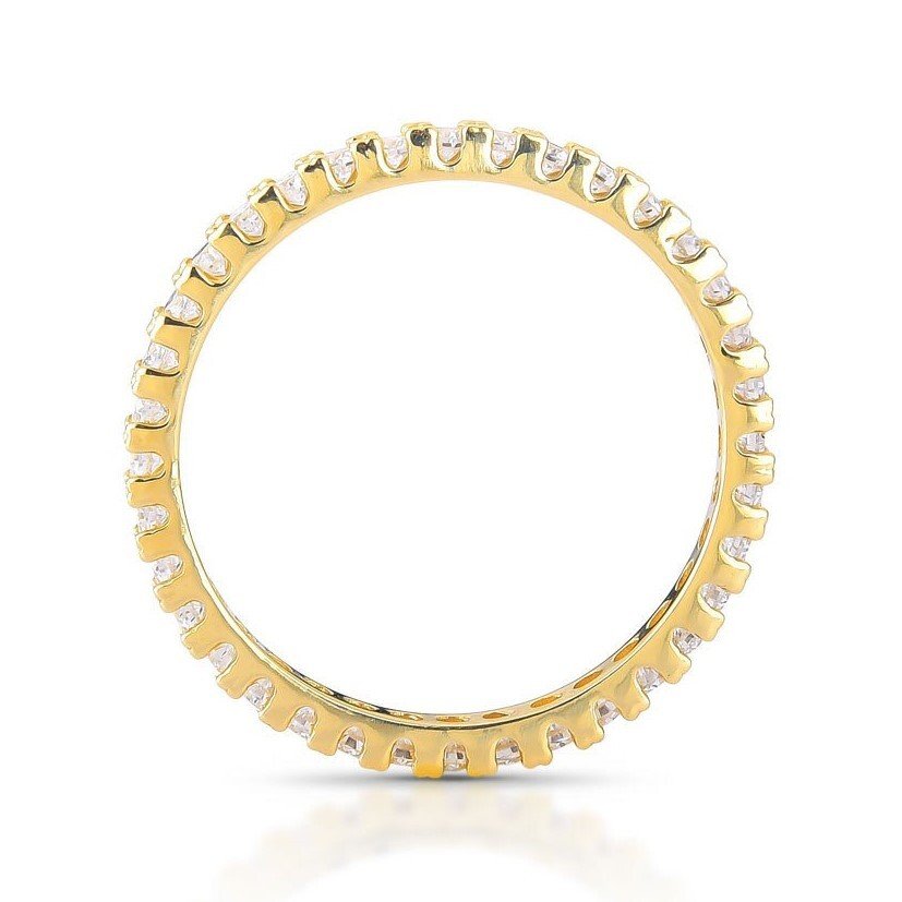 戒指 - 14K包金 黄金 -  0.45ct. tw. 钻石 (天然)  - 802773 #4.3