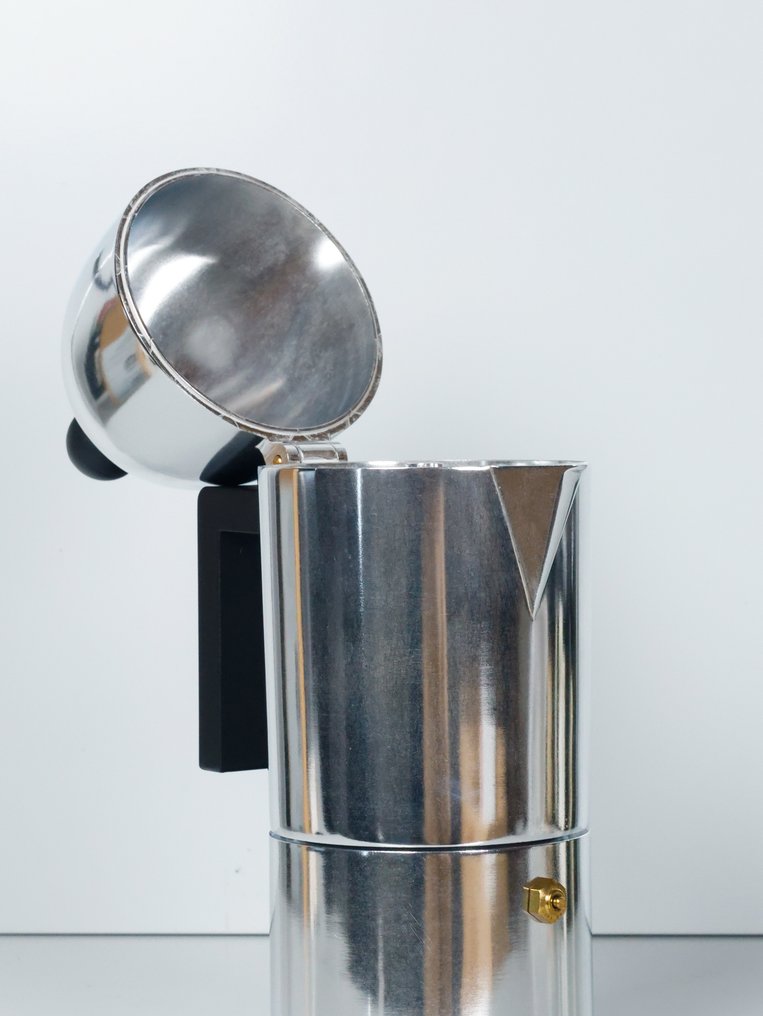 Alessi - Aldo Rossi - Kávéfőző -  La Cupola - 6 csésze - Alumínium, termoplasztikus gyanta #2.1