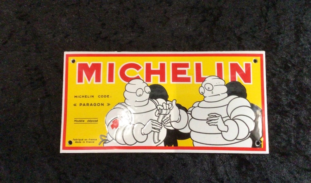 Michelin - MICHELIN - Enamel plate - Paragon - Enamel #4.3