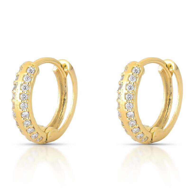 Drop fülbevaló - 14 kt. Sárga arany - 0.50ct. tw. Gyémánt (Természetes) - 802758 #1.0