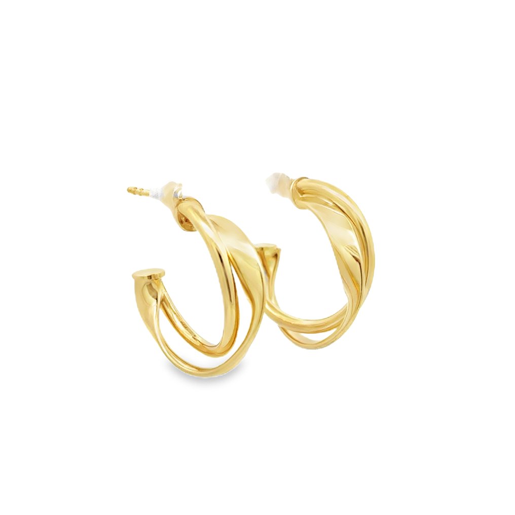 χωρίς τιμή ασφαλείας - Σκουλαρίκια - 18 καράτια Κίτρινο χρυσό #3.2