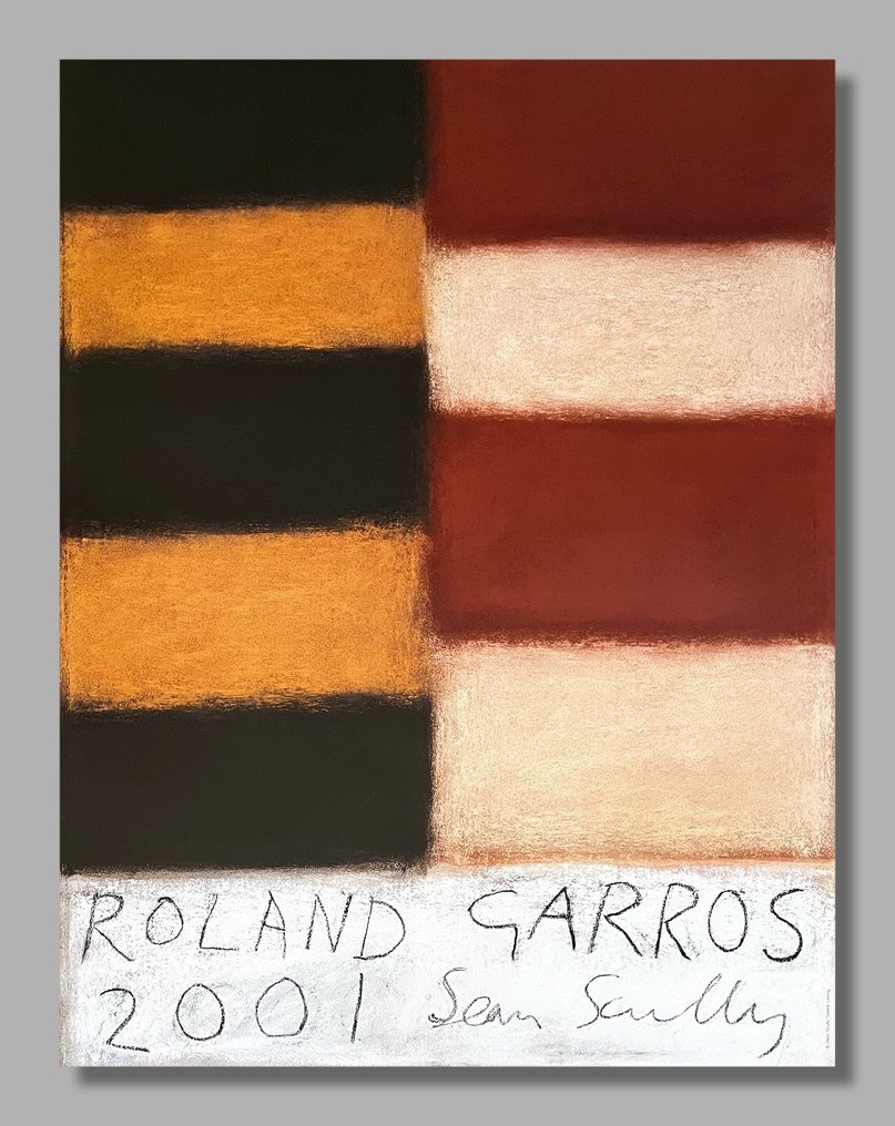 Sean Scully - Originalplakat - Roland Garros 2001 #1.0