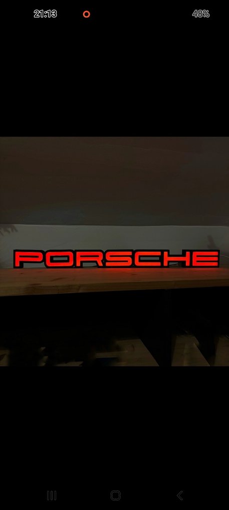 Porsche - PORSCHE - Znak podświetlany - Plastik #2.1