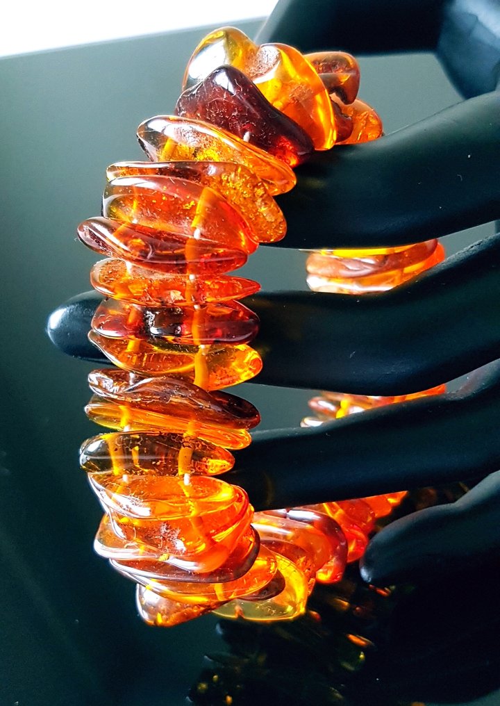 Κεχριμπάρι Βινταζ φυσικό βαλτικό κεχριμπάρι βραχιόλι.- 33 g #3.2