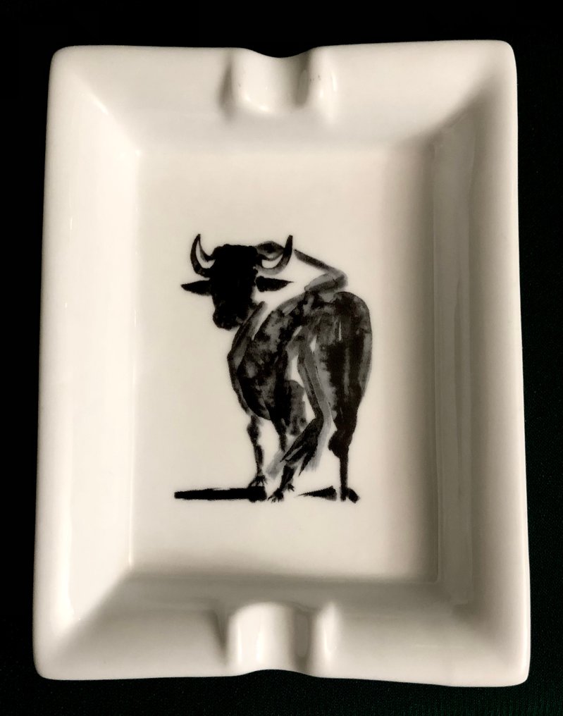 Succession Picasso - XL art - 煙灰缸 - After Pablo Picasso - “Toro Bravo” - 瓷器 #3.2