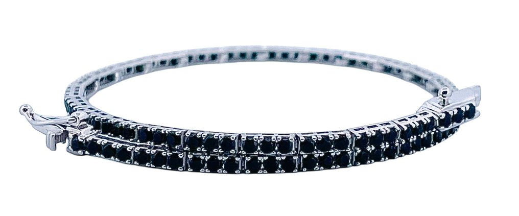 χωρίς τιμή ασφαλείας - Βραχιόλι - 18 καράτια Λευκός χρυσός Διαμάντι (Επεξεργασμένου χρώματος) #3.2