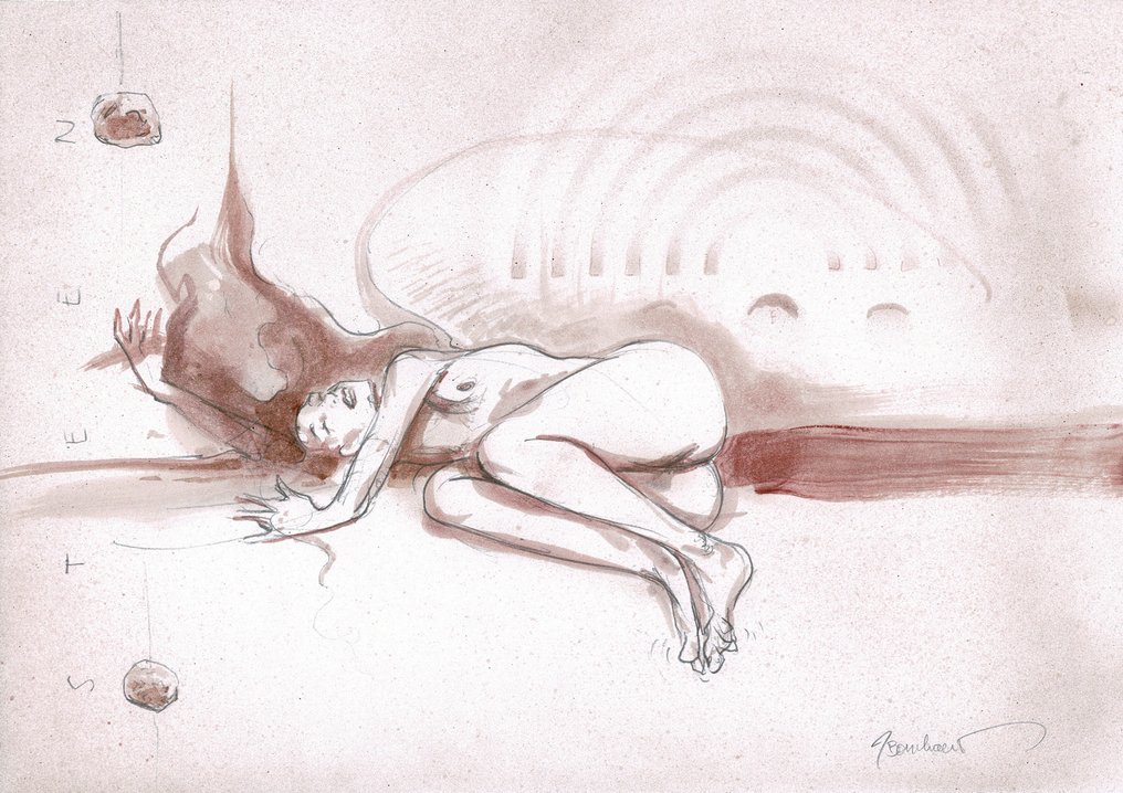 Bosschaert, Jan - 1 Original drawing - Steen #1.0