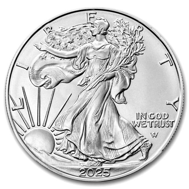 United States. 1 Dollar 10 x 2025 1 oz $1 USD American Silver Eagle Coin BU #2.1