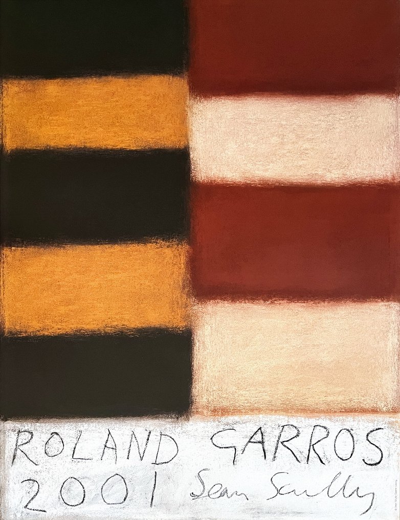Sean Scully - Originalplakat - Roland Garros 2001 #3.2