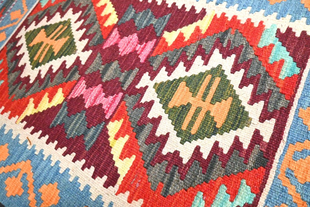 无保留！色彩斑斓的地毯 - 小地毯 - 90 cm - 60 cm - 未使用的手工制作 #2.1