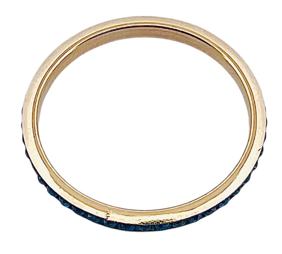 沒有保留價 - 戒指 - 18 克拉 黃金 藍寶石 #4.3