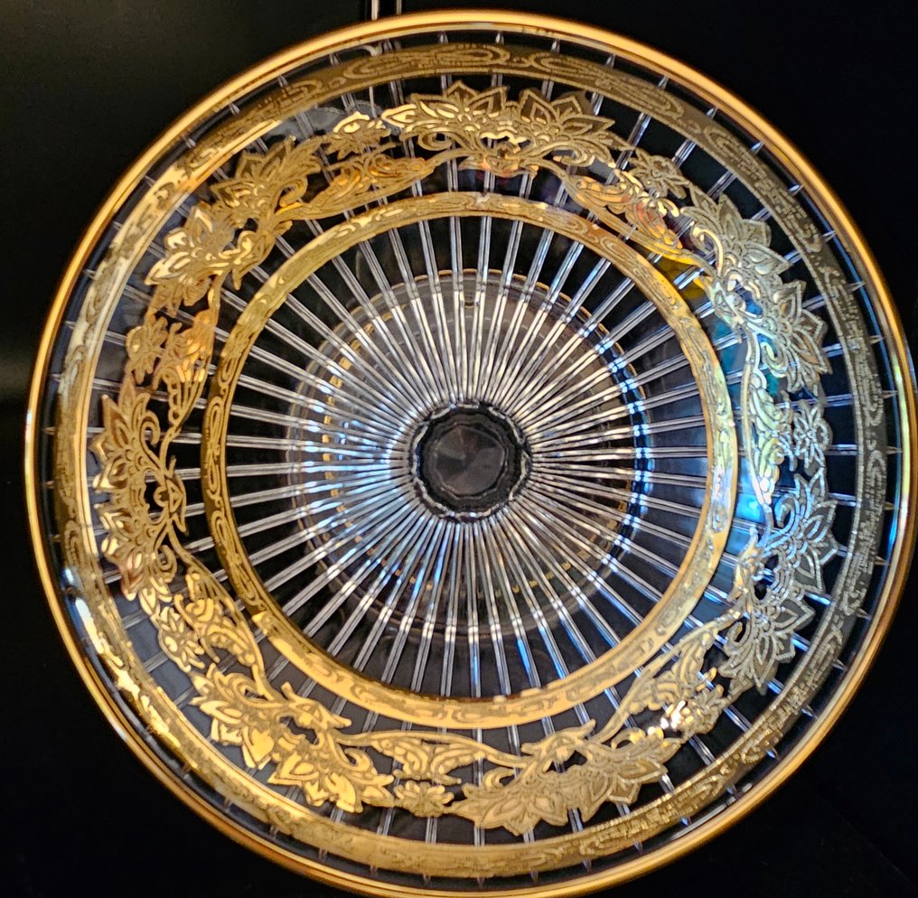 ISMIE LUX - 蛋糕架 - 豪华的金色全手工蛋糕架 - 水晶 #3.2