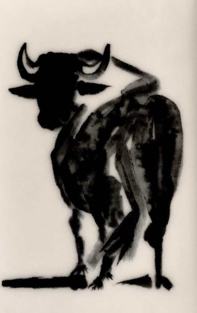 Succession Picasso - XL art - 煙灰缸 - After Pablo Picasso - “Toro Bravo” - 瓷器 #1.0