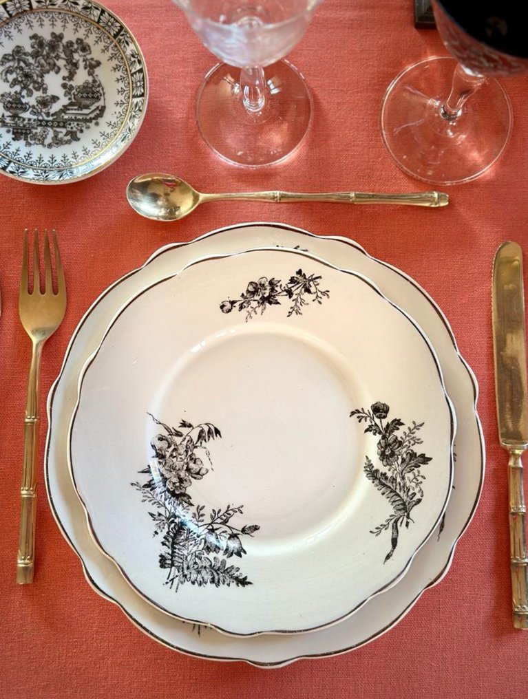 Elegant mantel i koralfarve til brede borde. - Dug - 270 cm - 180 cm #4.3