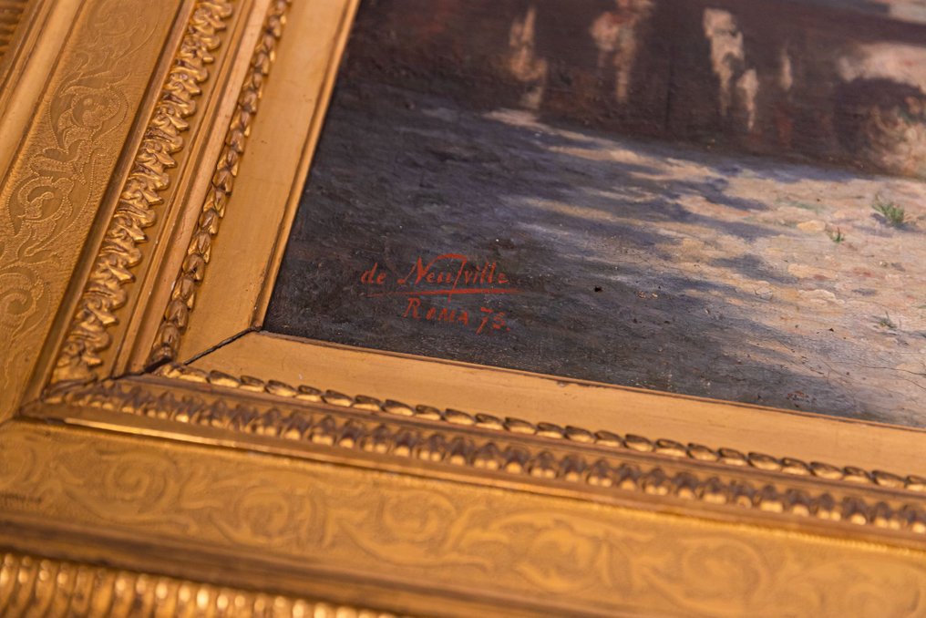 Obraz 'Non', 1875, Rzym, de Neufville - Farba olejna na płótnie. - 1850-1900 #4.3