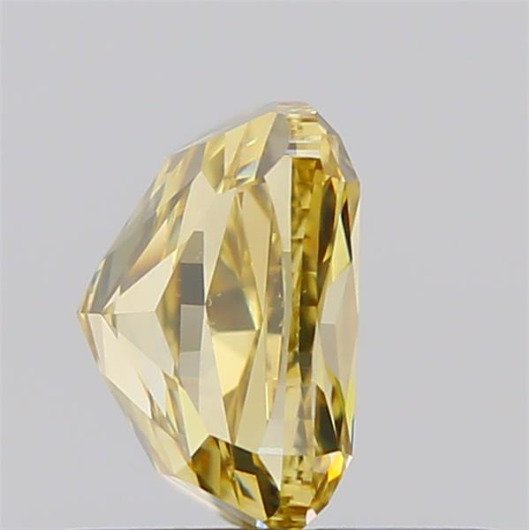 1 pcs Gyémánt (Természetes színű) - 0.71 ct - Párna - Fancy Barnás Sárga - VVS2 - Amerikai Gemmológiai Intézet (GIA) #2.1