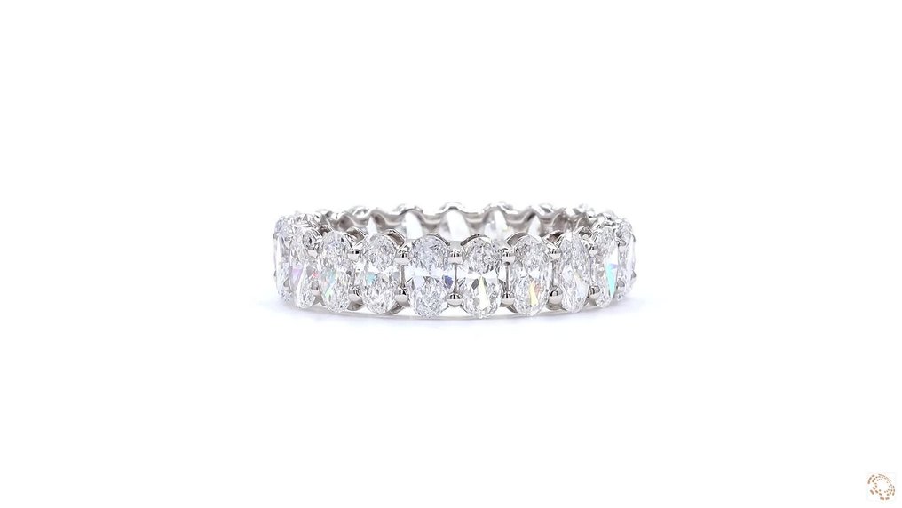 Zonder minimumprijs - Ring Platina -  4.70ct. tw. Diamant (Lab-grown) #3.2