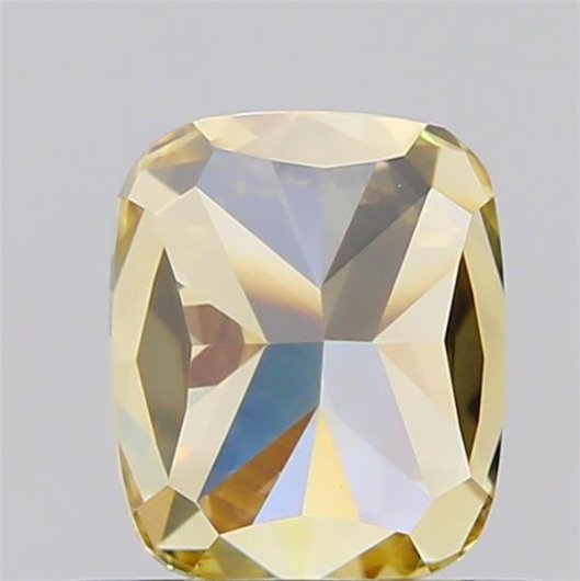 1 pcs Gyémánt (Természetes színű) - 0.71 ct - Párna - Fancy Barnás Sárga - VVS2 - Amerikai Gemmológiai Intézet (GIA) #3.2