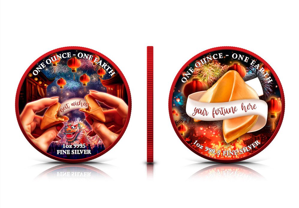 Fidzsi-szigetek. 1 Dollar 2022 Earth: Africa Edition – 1 oz Silver .9995 Colorized – Limited Mintage – Geography Series #2.1